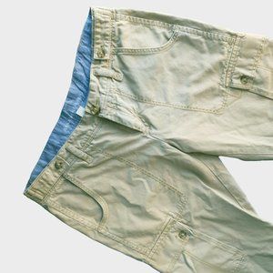 Banana Republic Khaki cargo pants 90s style trousers
